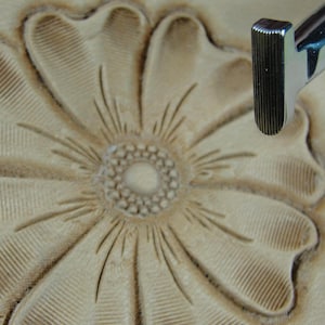 Stainless Steel Barry King - #1 Center Shader Stamp (Leather Stamping Tool)