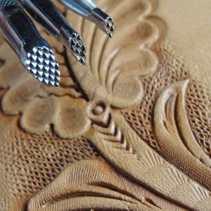 Mushroom K158 K159 2-pece Leather Stamp Set - Etsy