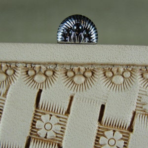 Stainless Steel Barry King - #2 5 Vari-Seed Border Stamp (Leather Stamping Tool)
