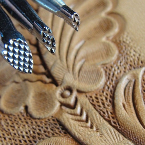 Steel Craft Japan Seeder Stamp Set 6 Leather Stamping Etsy