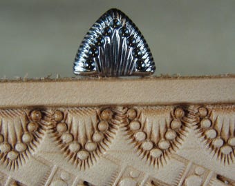 Stainless Steel Barry King - #4 Wishbone Border Stamp (Leather Stamping Tool)
