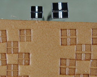 Steel Craft Japan - #O27/O28 Square Geometric Set (2 Leather Stamping Tools)