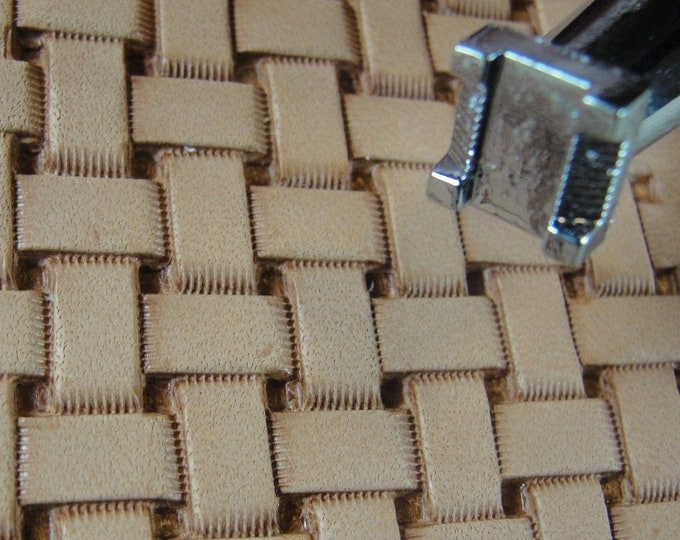 Japan Select X507 Square Basket Weave Stamp leather - Etsy