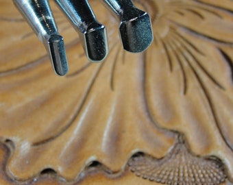 Steel Craft Japan - Undercut Beveler Stamp Set (3 Leather Stamping Tools)