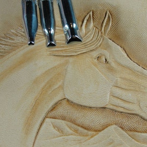 Stainless Steel Barry King - 3-Piece Figure Beveler Set (Leather Tools)