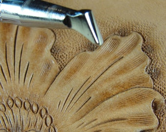 Steel Craft Japan - #B892 Small Undercut Beveler / Petal Lifter Stamp (Leather Stamping Tool)