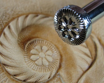 Leather Stamping Tool Japan Select #J504 18-Seed Flower Center Stamp