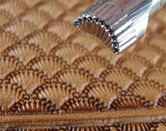 11-Seed Border Geometric Stamp, Leather Stamping Tool, Japan Select