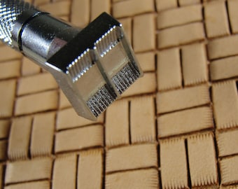 Japan Select - #X507 Square Basket Weave Stamp (leather