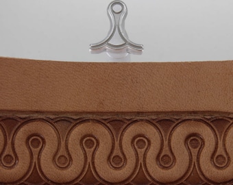 Stainless Steel Craftplus - Eiffel Serpentine Border Stamp (Leather Stamping Tool)