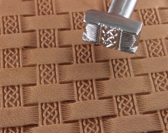 Stainless Steel Craftplus - Celtic Basket Weave Stamp (Leather Stamping Tool)