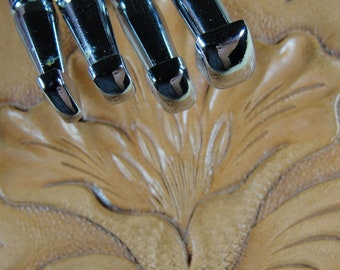 Japan Select - Smooth Beveler Stamps (4-Piece Set, Leather Stamping Tools)