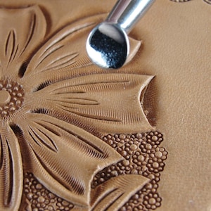 Large Undercut Beveler Leather Stamp, Stainless Steel Leather Stamping Tool, Sheridan Style