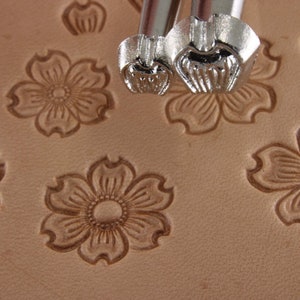 Leather Stamping Tools - 2-Piece Flower Petal Stamp Set