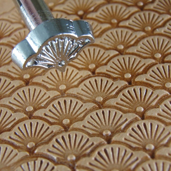 Leather Stamping Tool - Small Sunburst Geometric Stamp