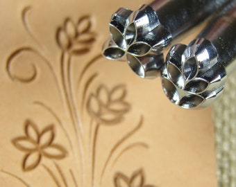 Craft Japan - #F990/F991 Leaf Stamp Set (2 Leather Stamping Tools)
