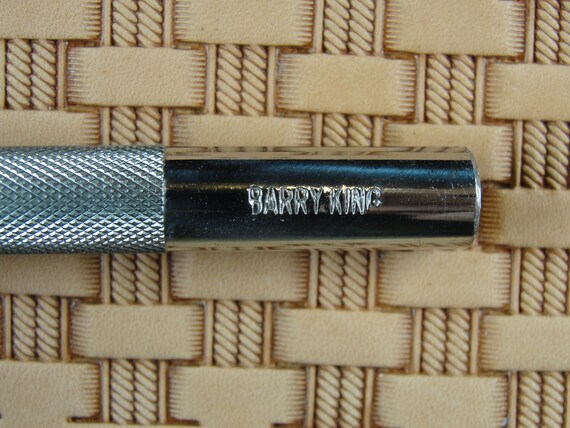  Stainless Steel Barry King - #4 Wishbone Border Stamp (Leather  Stamping Tool)