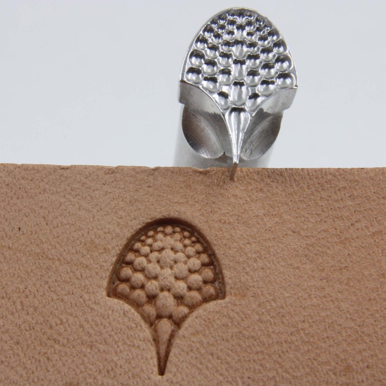 Dragon Scale Geometric Leather Stamp Stainless Steel Leather Etsy