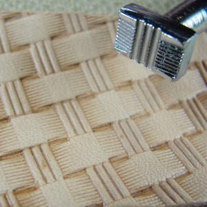 Steel Craft Japan X511 Bar Basket Weave Stamp leather Stamping Tool - Etsy
