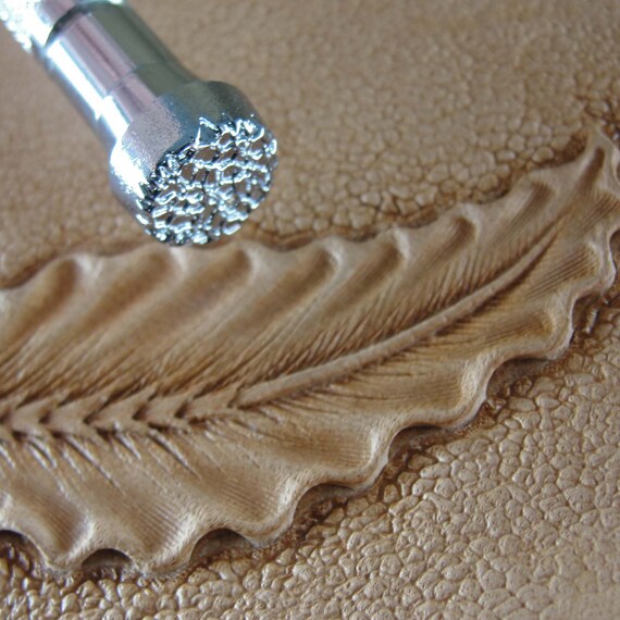 Matting Pebble Texture Round Large M900 Leather Stamp