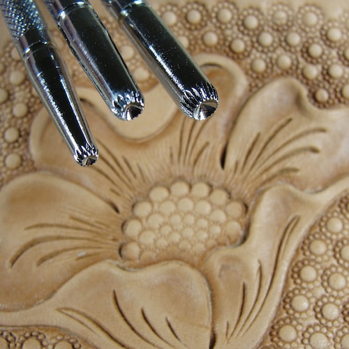 Steel Craft Japan Seeder Stamp Set 6 Leather Stamping Etsy