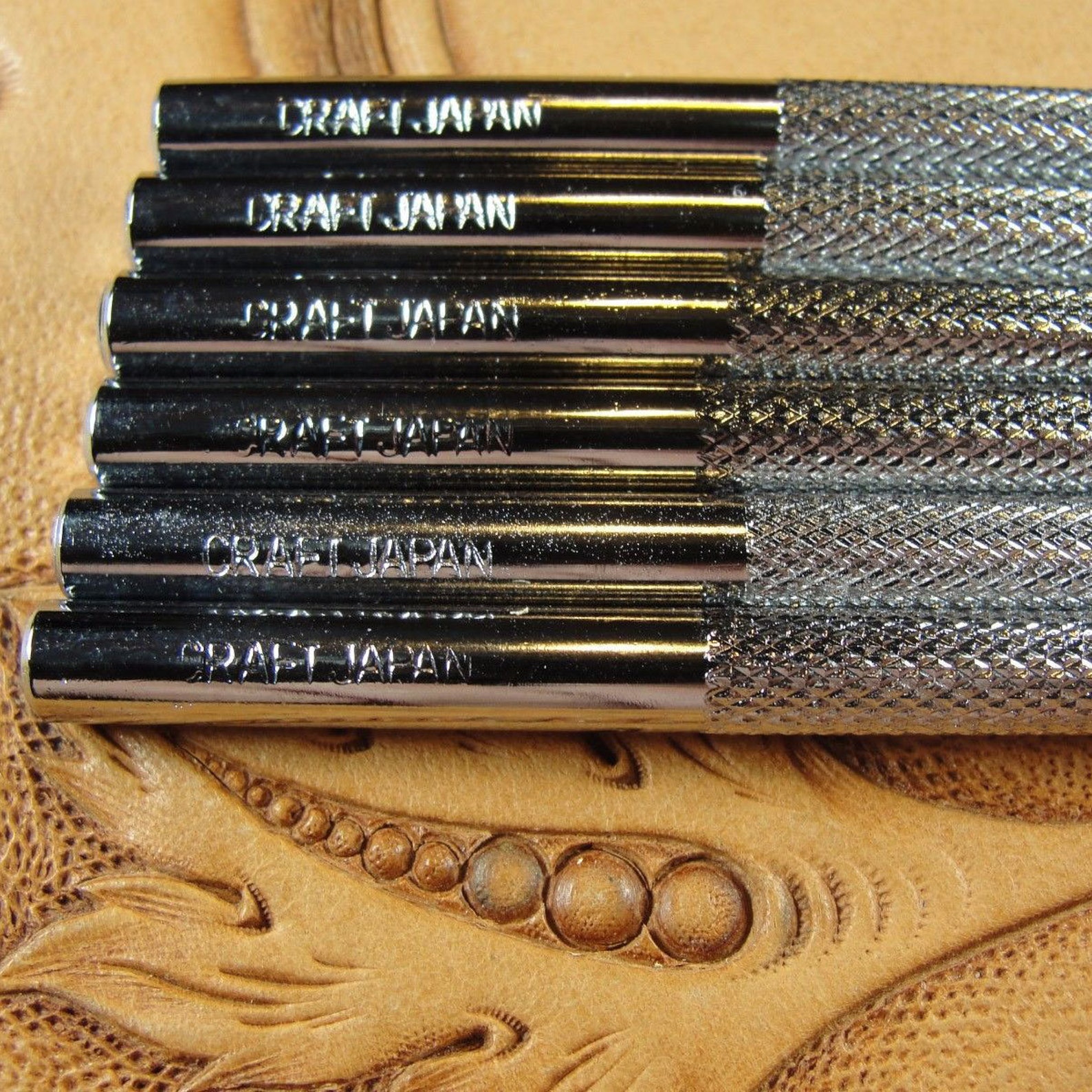 Steel Craft Japan Seeder Stamp Set 6 Leather Stamping Etsy