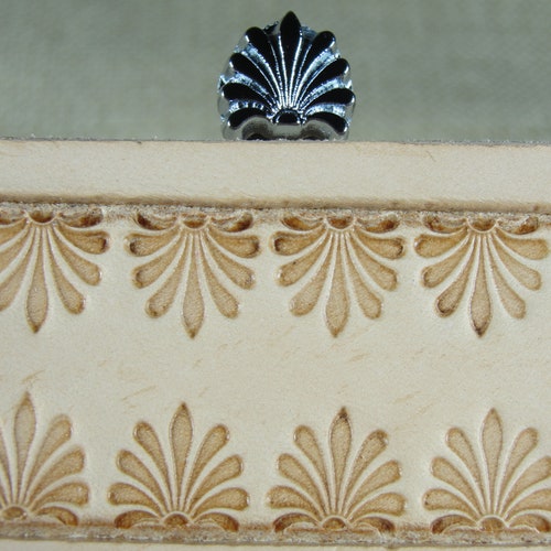 thumbnail interactive-video image 1 of Japan Select #Z002 Background Stamp – Leather Craft Embossing Tool, Original Japanese Import 1 of 6