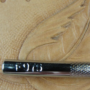 Craft Japan - #F976 Checkered Figure Carving Beveler Stamp (leather ...