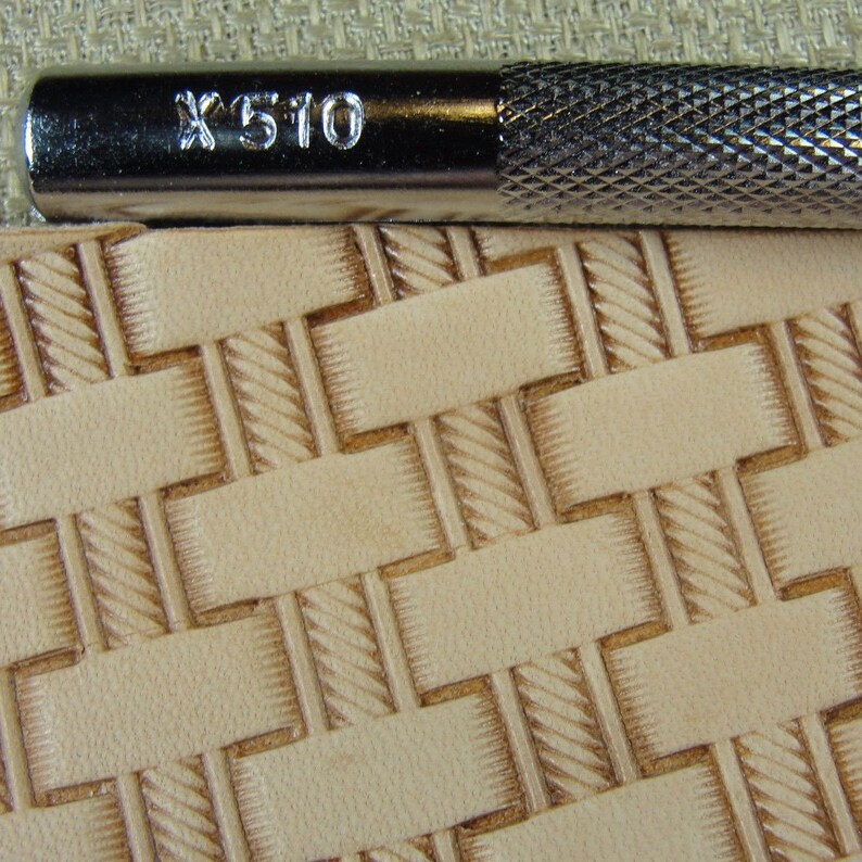 Craft Japan X510 Rope Basket Weave Stamp leather Stamping - Etsy