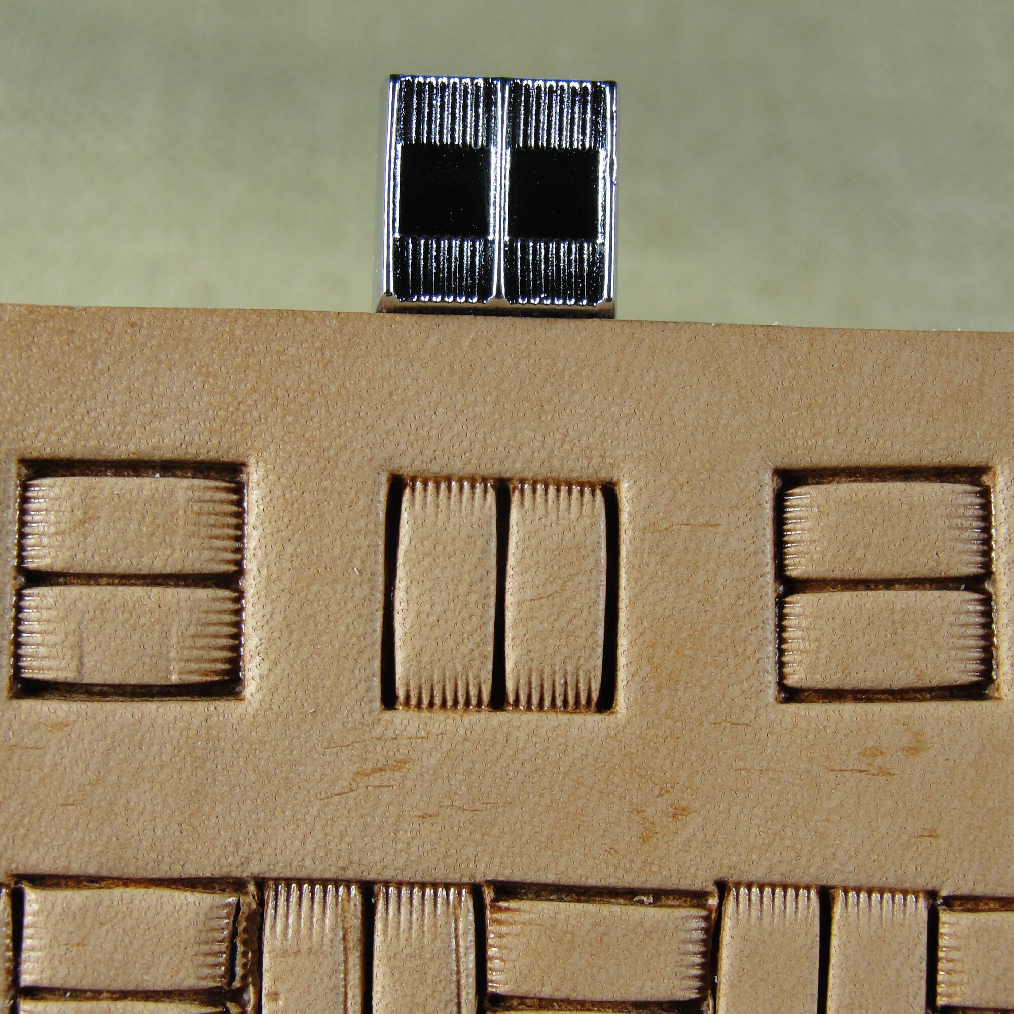 Japan Select - #X507 Square Basket Weave Stamp (leather Stamping