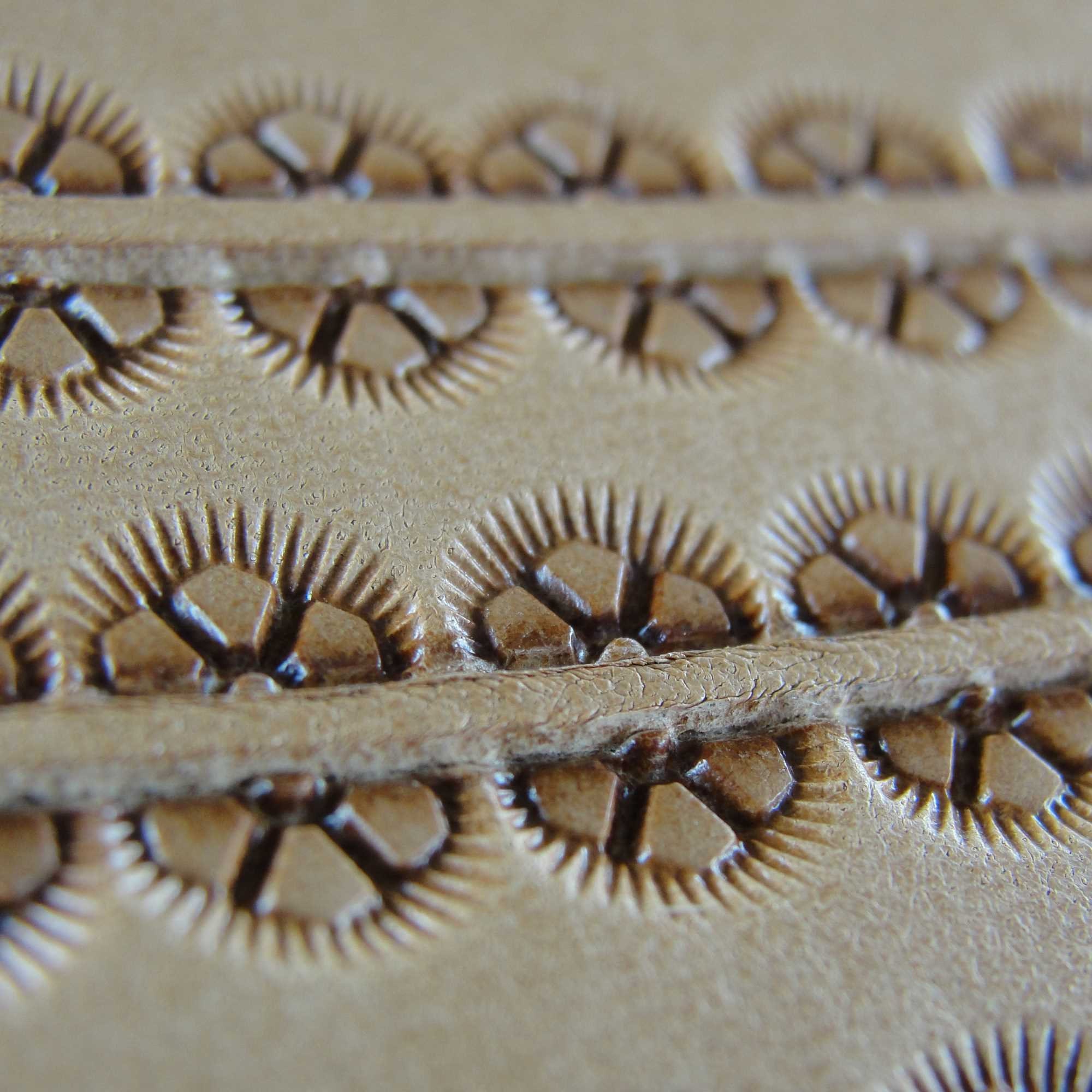 Small 3-petal Border Stamp, Leather Stamping Tool, Japan Select - Etsy