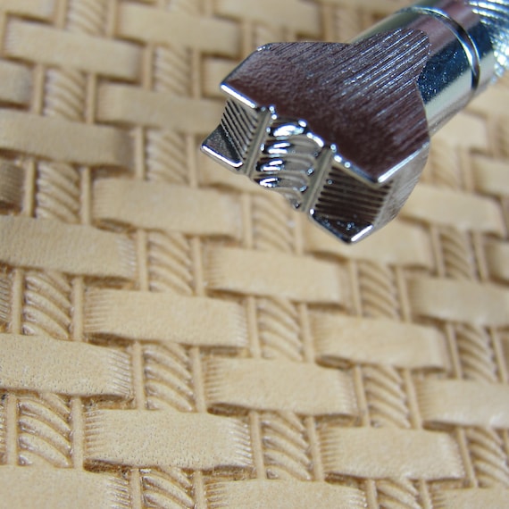 Japan Select X501 Rope Basket Weave, Basket Weave Leather Stamp
