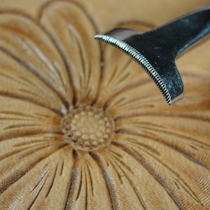 Stainless Steel Barry King - #2 Lined Veiner Stamp (Leather Stamping Tool)
