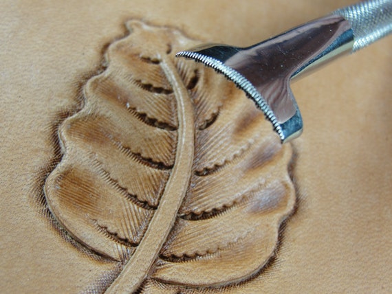 Leather Stamping Tool Stainless Steel Barry King #1 Arched Lined Veiner Stamp