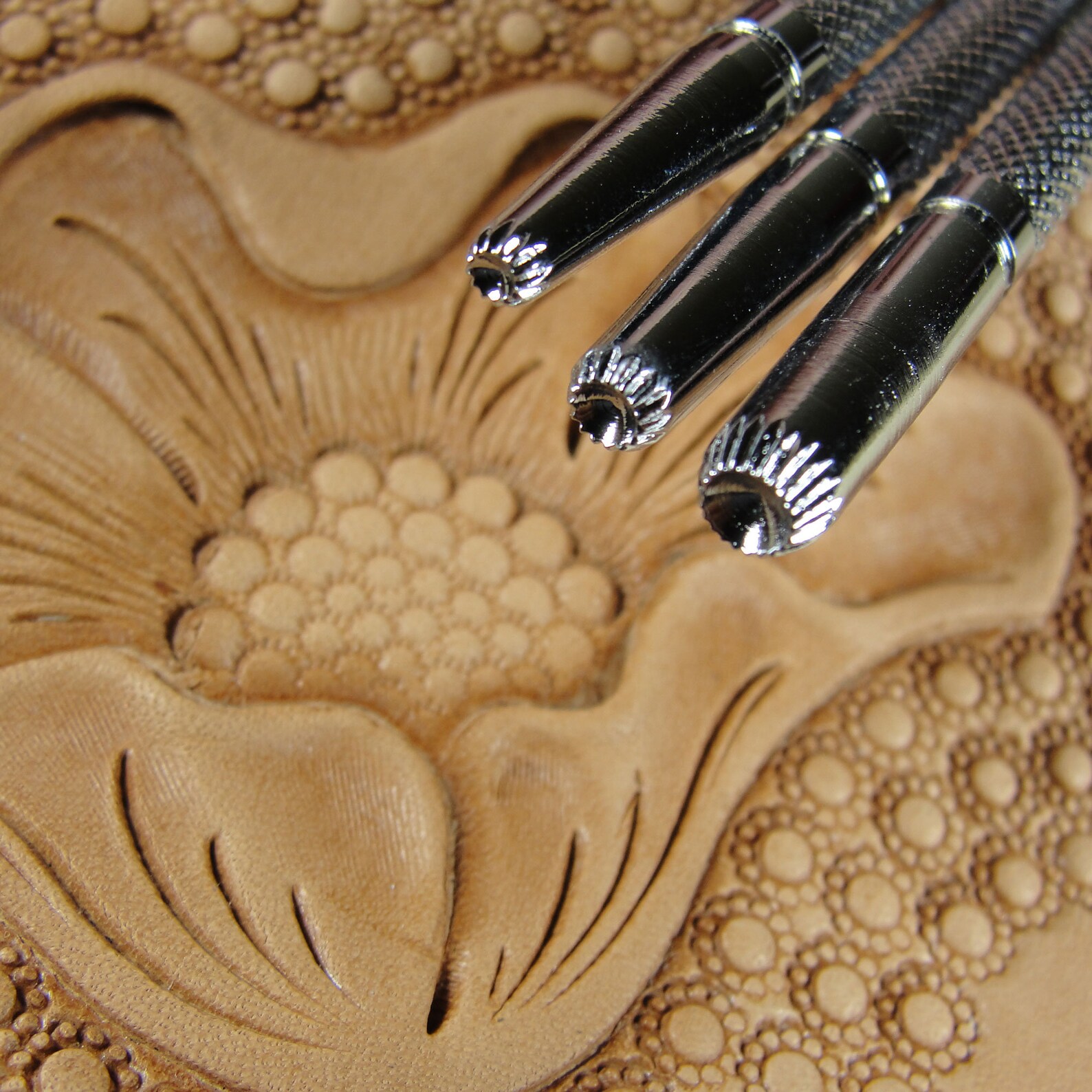 Steel Craft Japan Lined Seeder Stamp Set 3 Leather Stamping Etsy