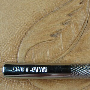 Craft Japan - #F976 Checkered Figure Carving Beveler Stamp (leather ...