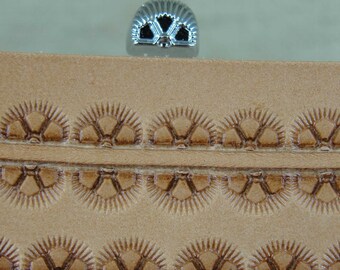Small 3-petal Border Stamp, Leather Stamping Tool, Japan Select - Etsy