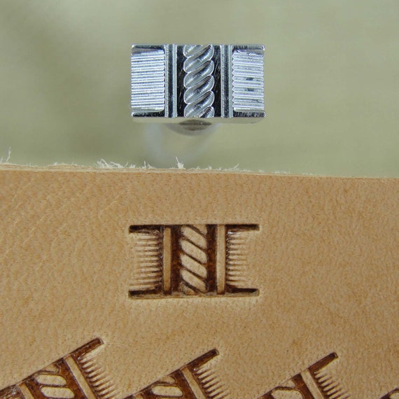 Stainless Steel Barry King - #3 Double Row Border Stamp (Leather Stamping Tool)