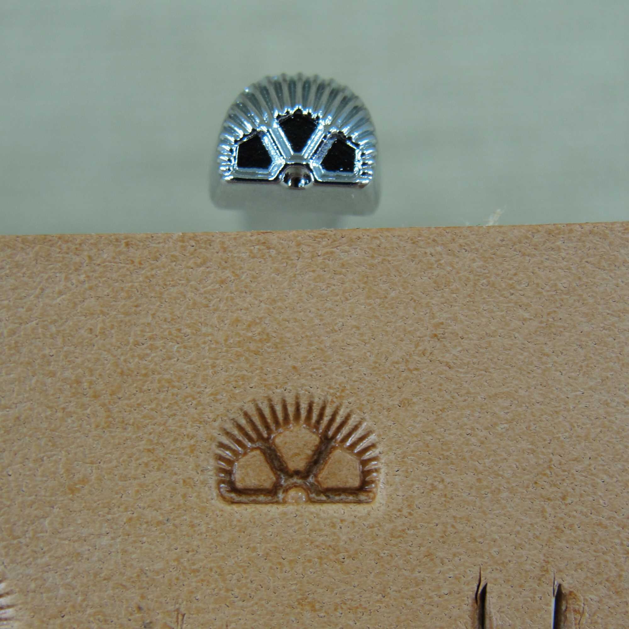 ウズベキスタン　ブレッドスタンプ　3サイズ Small 3-petal Border Stamp, Leather Stamping Tool, Japan Select - Etsy