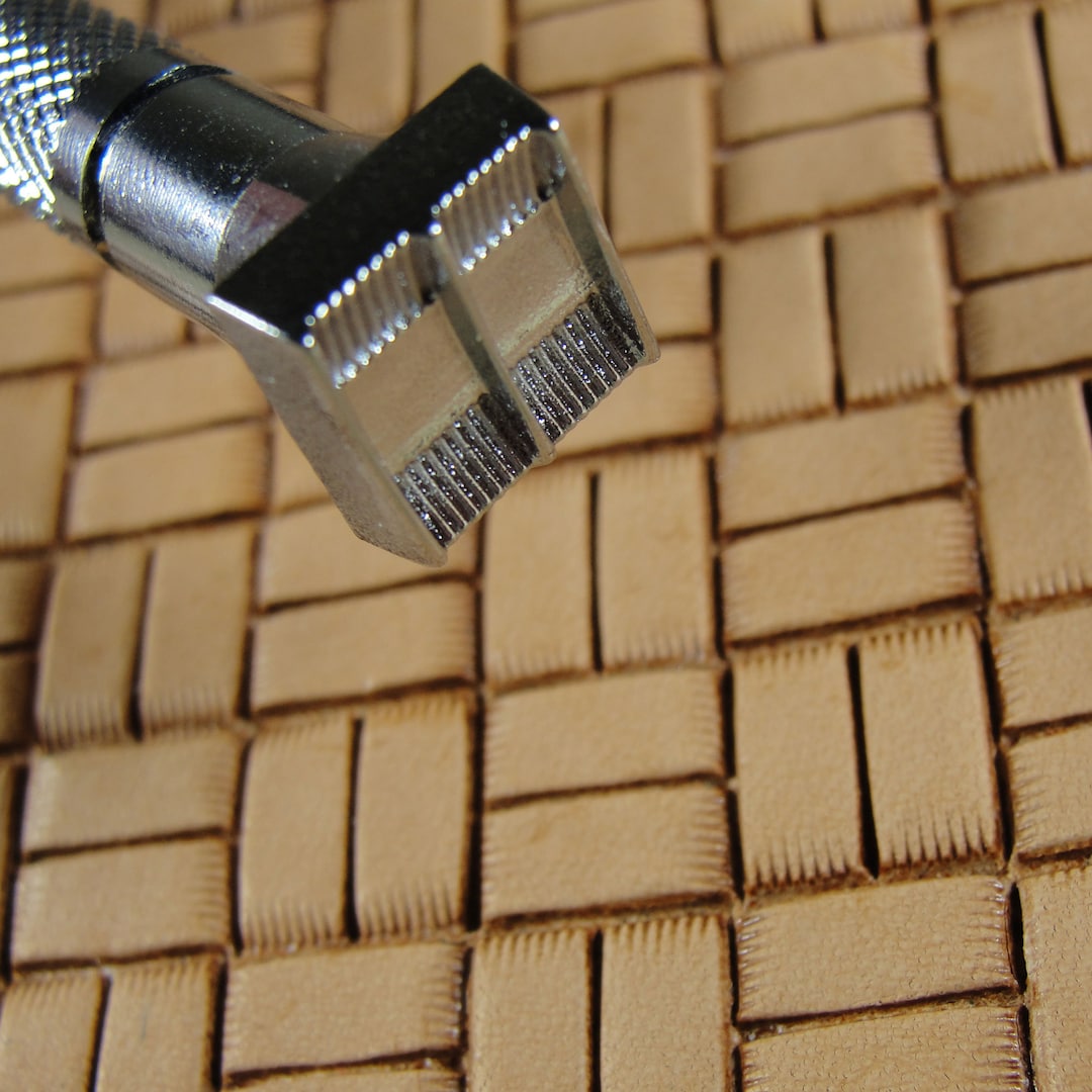 Japan Select - #X507 Square Basket Weave Stamp (leather Stamping