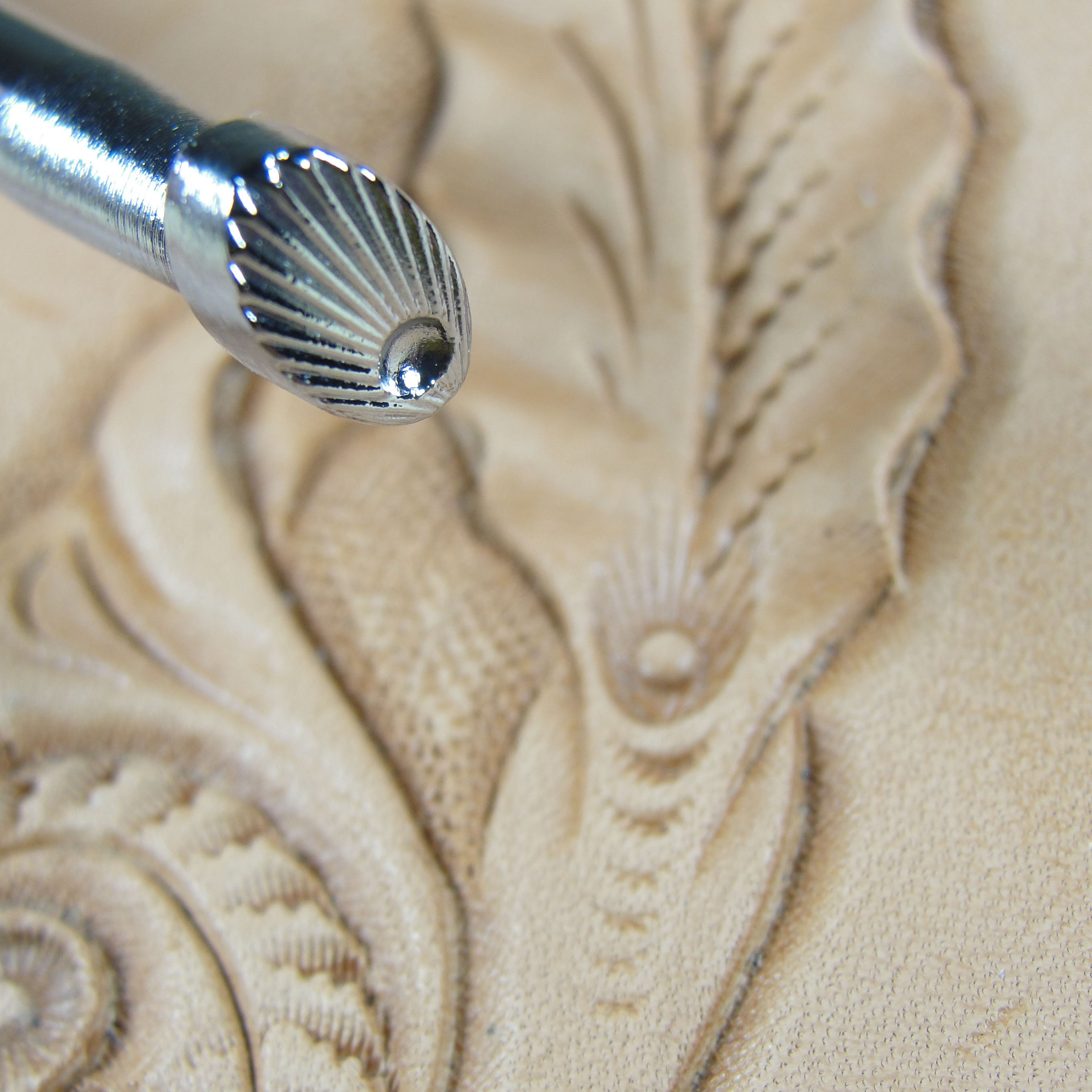 Steel Craft Japan - #N363 Sunburst Stamp (leather Stamping Tool