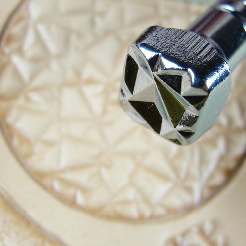 thumbnail image 2 of Craft Japan #E326 Background Stamp – Leather Stamping Tool, Made In Japan 2 of 5