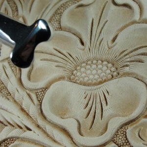 Stainless Steel Barry King - #2 Smooth Turnback Stamp (Leather Stamping Tool)
