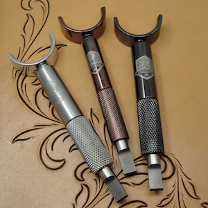 Premium Swivel Knife for Leathercraft, Double Bearing, Fixed Length, Leather Carving Tool