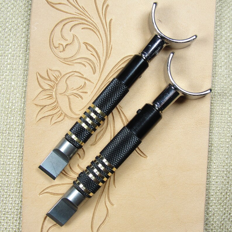 Craft Japan Striped Adjustable Swivel Knife leather Carving Etsy