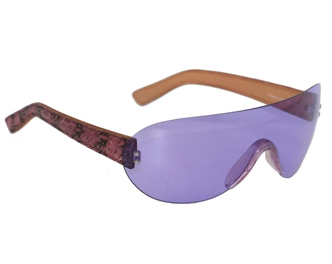 Roberto Cavalli purple glasses