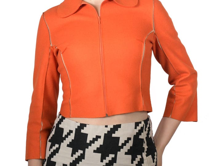 D&G mini orange wool jacket 1999