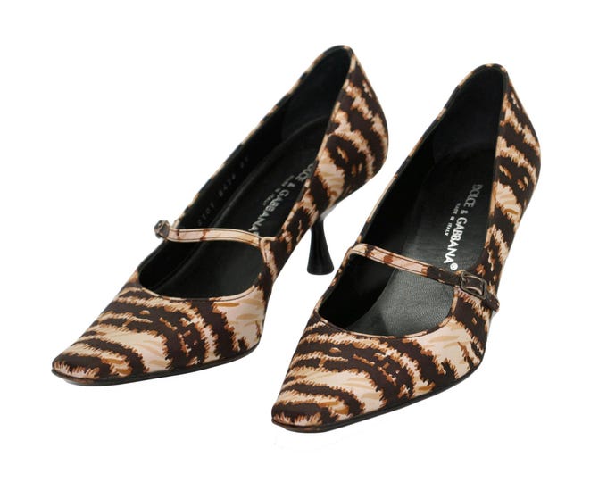 Dolce & Gabbana tiger print pumps