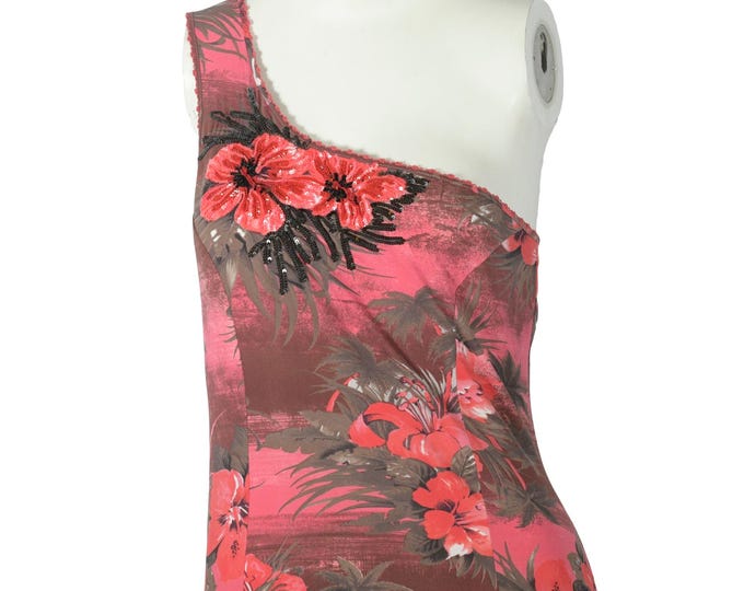 Blumarine tiki style beach dress