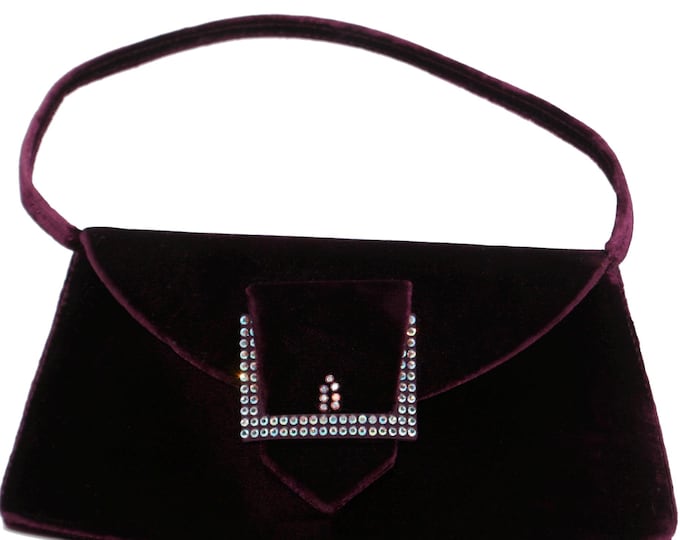 Christian Lacroix mini velvet bag